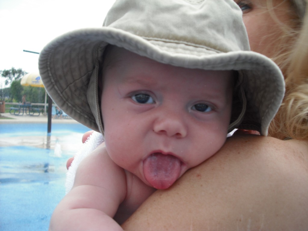Jacob at the waterpark