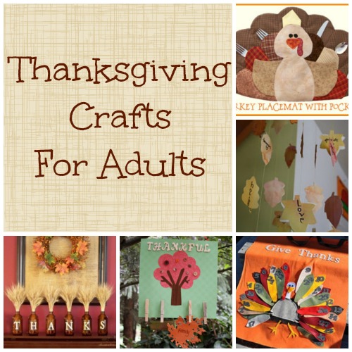 Thanksgiving food crafts for adults