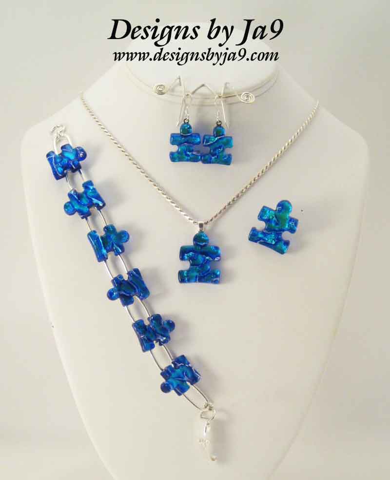 Puzzle Piece Jewelry Autism Awareness Month