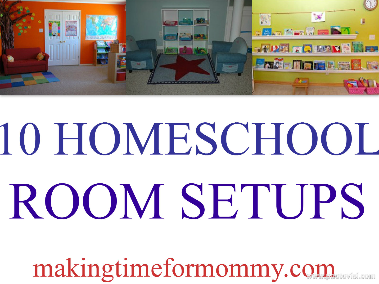 Ten Homeschool Room Setups I Love