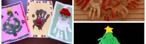 Handprint and Footprint Christmas Crafts Handprint and Footprint Christmas Crafts