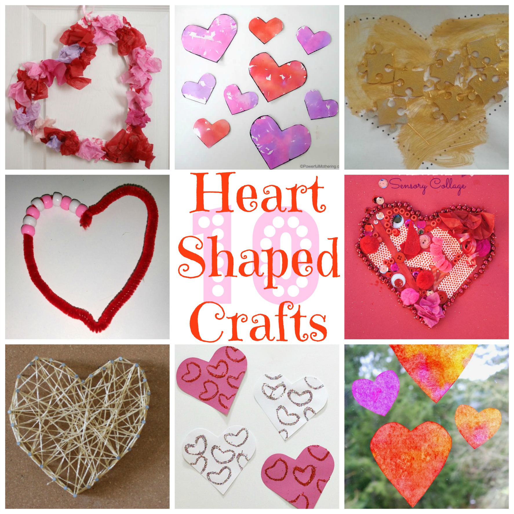 10 Heart Shaped Crafts - Making Time for Mommy