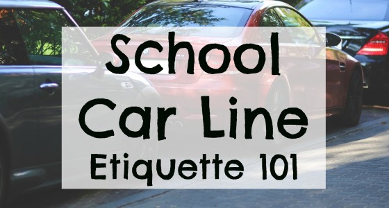 School-car-line-etiquette School-car-line-etiquette