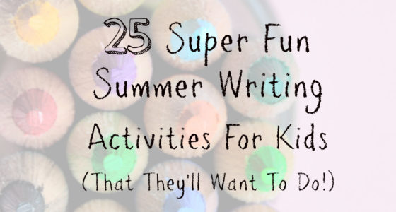 Summer writing activities for kids