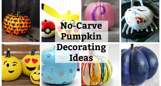 No-Carve Pumpkin Decorating Ideas
