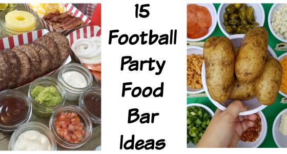 Football Party Food Bars