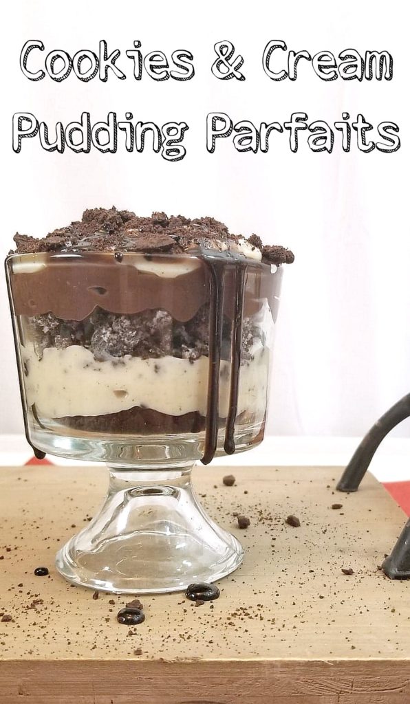 pudding parfait dessert for chocolate lovers