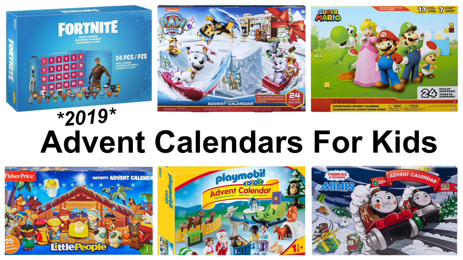2019 Advent Calendars For Kids - Making Time for Mommy
